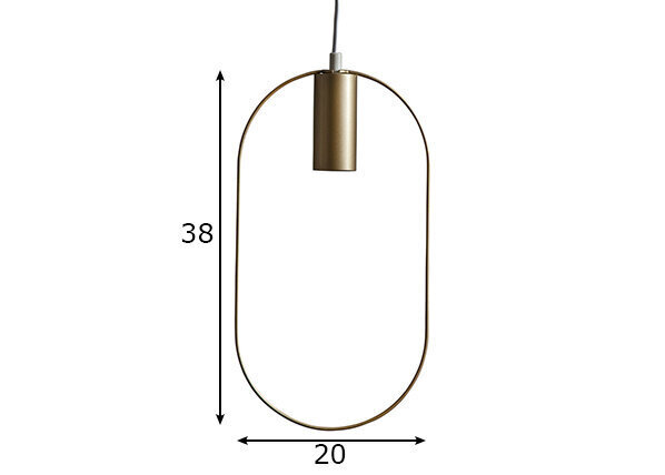 Laelamp Shape, kuld hind ja info | Laelambid | hansapost.ee