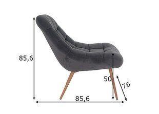 Кресло SalesFever XXL 390641, серый цена и информация | SalesFever Мебель и домашний интерьер | hansapost.ee