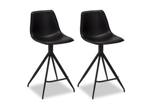 Барные стулья Isabel, 2 шт., черные цена и информация | Стулья для кухни и столовой | hansapost.ee