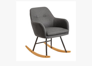 Кресло-качалка Malmo, темно-серый цена и информация | Кресла для отдыха | hansapost.ee