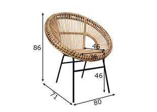 Стул Sit-Möbel 05342-01, коричневый цена и информация | Стулья для кухни и столовой | hansapost.ee