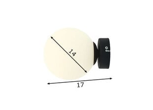 Настенная лампа Ball, черный цена и информация | Настенный светильник Конусы | hansapost.ee