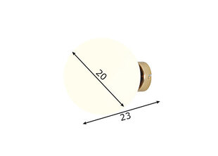 Seinalamp Ball, kuldne hind ja info | Aldex Mööbel ja sisustuskaubad | hansapost.ee