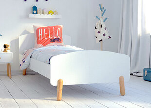 Кровать 90х200 см, белая цена и информация | Кровати | hansapost.ee