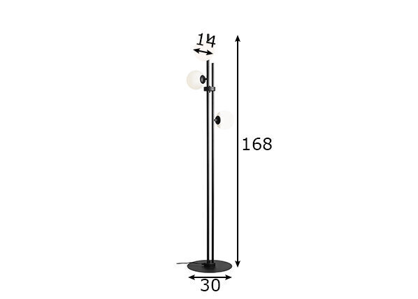 Põrandalamp Harmony, must цена и информация | Käsitööriistad | hansapost.ee