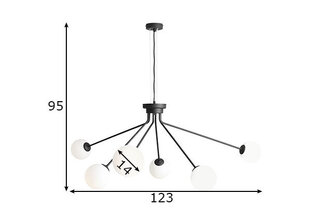 Подвесной светильник Aldex Holm цена и информация | Потолочный светильник, 38 x 38 x 24 см | hansapost.ee
