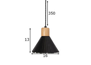 Laelamp Linnea, must 891168526 price and information | Pendant lights | hansapost.ee