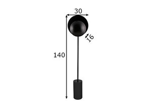 Põrandalamp Globe&#39;s Lighting Orbit hind ja info | Põrandalambid | hansapost.ee