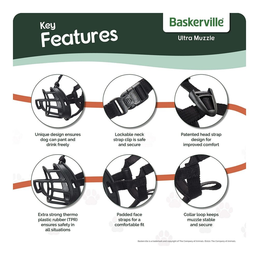 COA SUUKORV BASKERVILLE ULTRA 1 hind ja info | Koerte kaelarihmad ja traksid | hansapost.ee