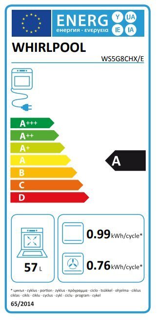 Whirlpool WS5G8CHX/EU цена и информация | Gaasipliidid | hansapost.ee