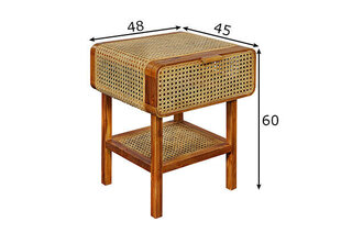 Прикроватная тумбочка Romanteaka цена и информация | Прикроватные тумбочки | hansapost.ee