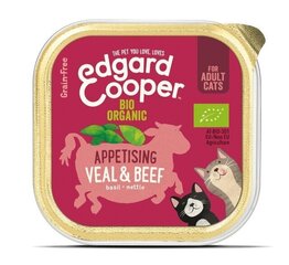 EDGARD COOPER консервы для кошек ORG.телятина/говядина 85 гр. цена и информация | Консервы для кошек | hansapost.ee