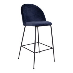 Комплект из 2 барных стульев Lausanne, синий цена и информация | Стулья для кухни и столовой | hansapost.ee