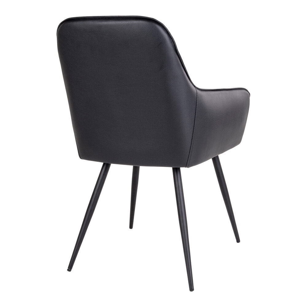 2-tooliga komplekt Harbo, must цена и информация | Köögitoolid, söögitoolid | hansapost.ee