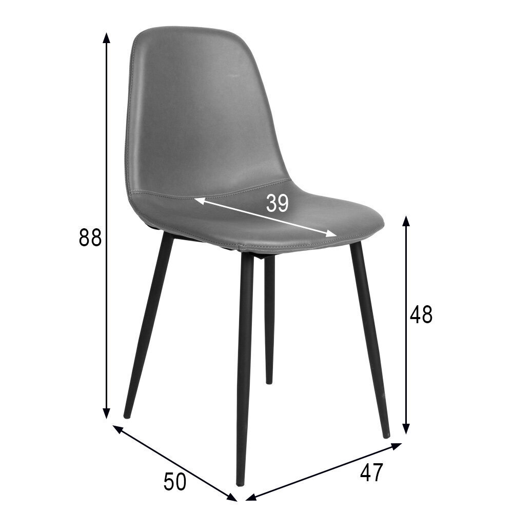 2-tooliga komplekt Stockholm цена и информация | Köögitoolid, söögitoolid | hansapost.ee