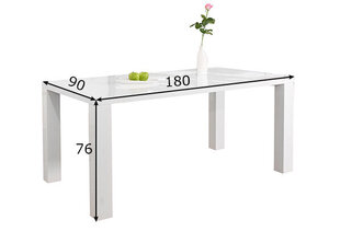 Стол SalesFever Laud 399538, белый цена и информация | Кухонные и обеденные столы | hansapost.ee