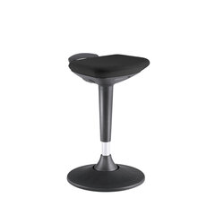 Барный-полубарный балансный стул Swing, черный цена и информация | Стулья для кухни и столовой | hansapost.ee