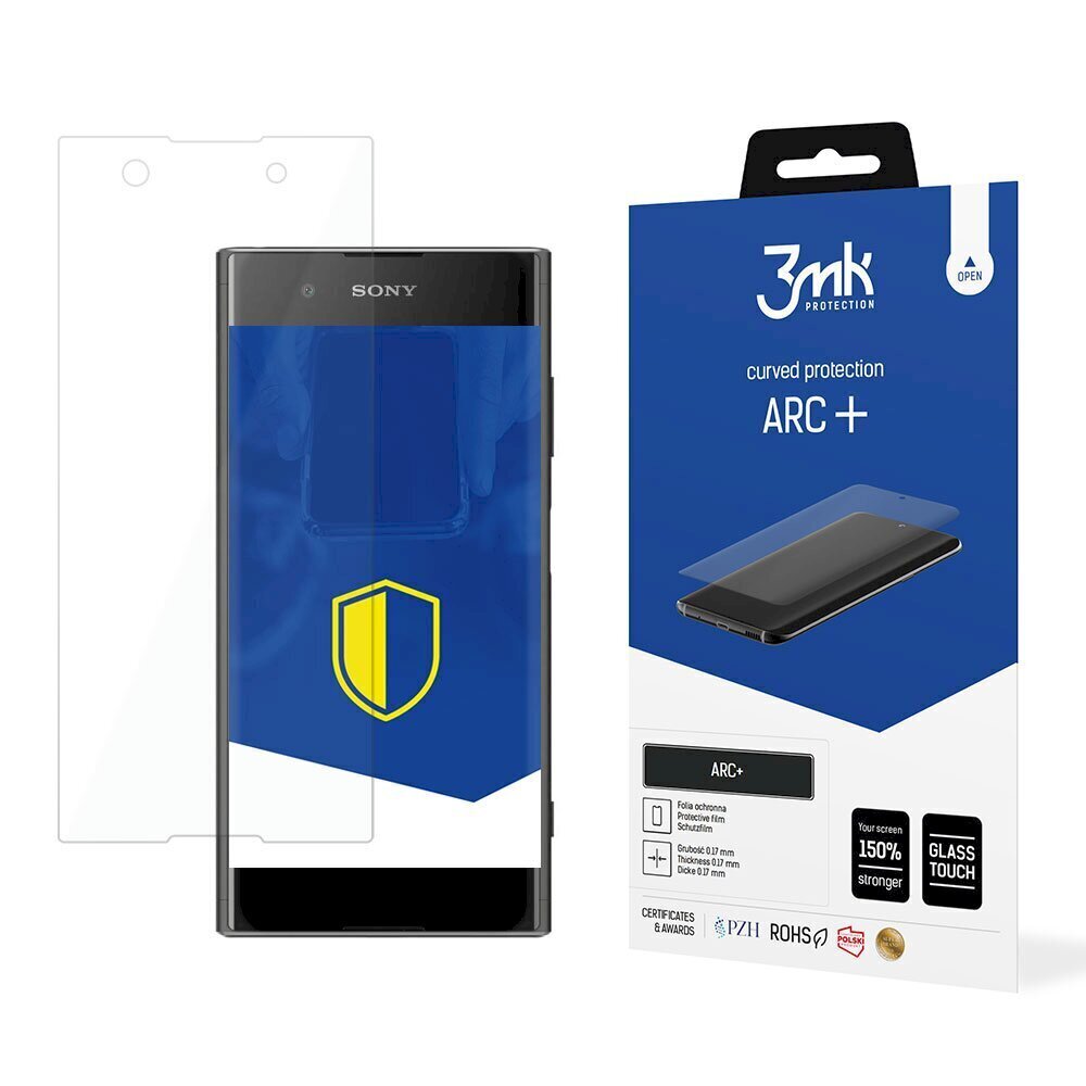 Sony Xperia XA1 Plus - 3mk ARC+ kaitsekile цена и информация | Ekraani kaitseklaasid ja kaitsekiled | hansapost.ee