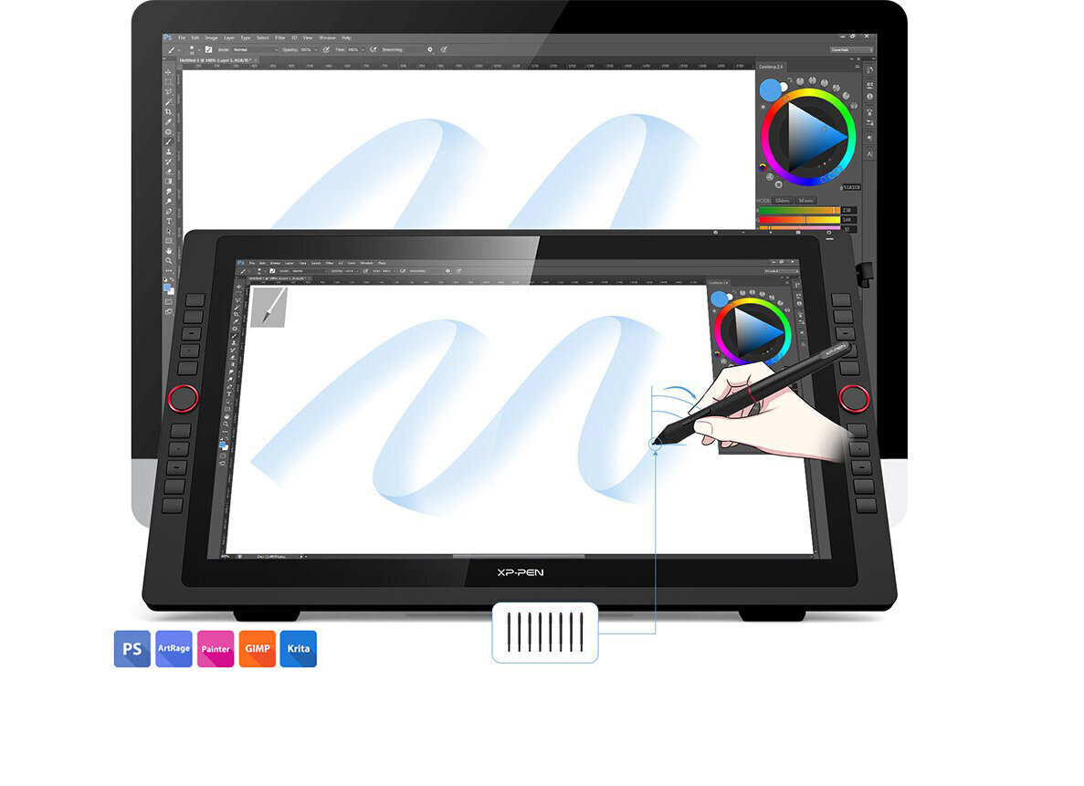 Graafikatahvel XP-Pen Artist 22R Pro hind ja info | Tahvelarvutid | hansapost.ee