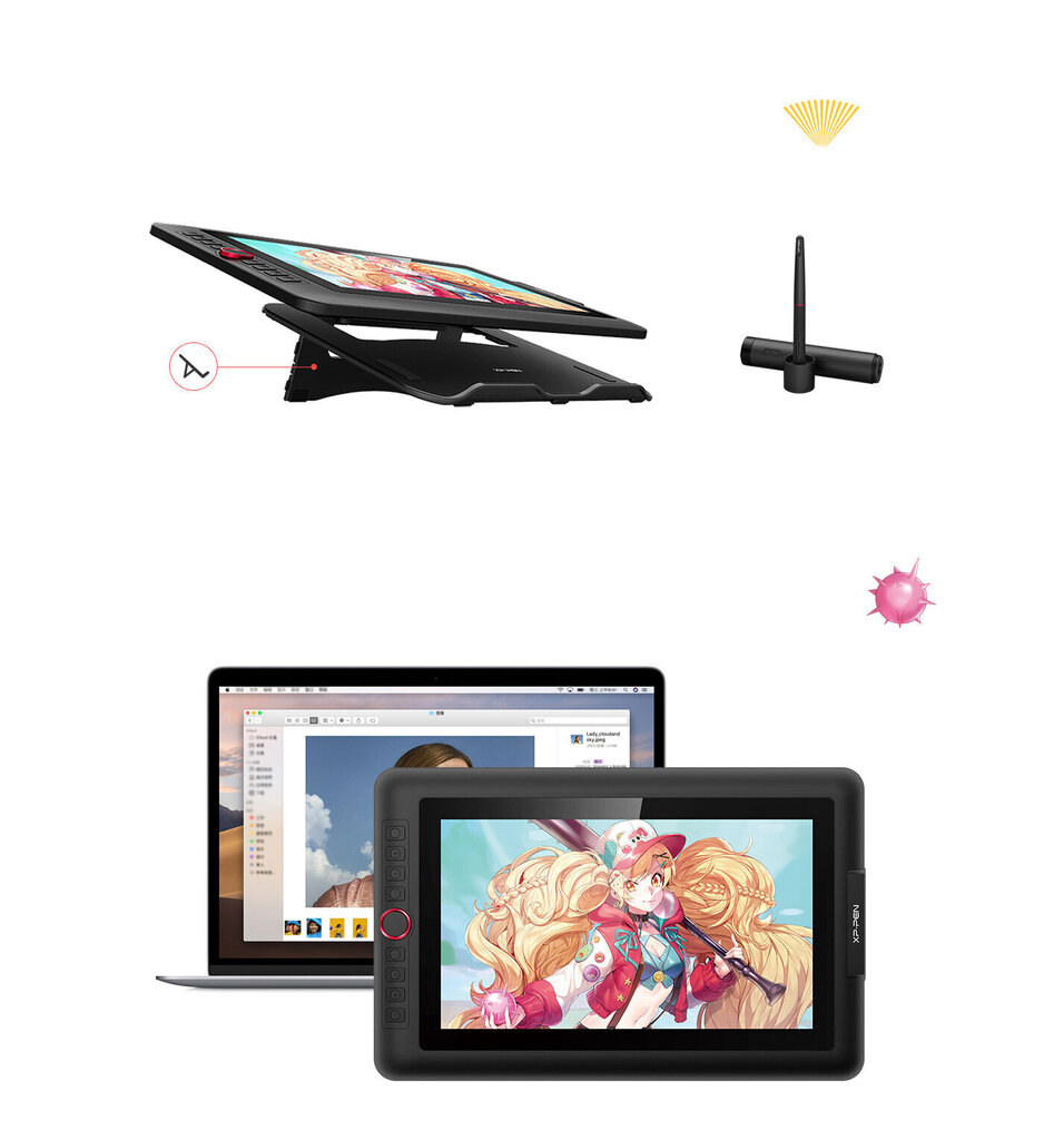 Graafikatahvel XP-Pen Artist 13.3 Pro цена и информация | Digitaalsed joonistustahvlid | hansapost.ee