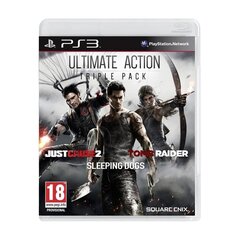 PlayStation 3 mäng Ultimate Action Triple Pack: Just Cause 2, Tomb Raider and Sleeping Dogs hind ja info | Konsooli- ja arvutimängud | hansapost.ee