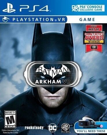 PS VR Batman Arkham VR US Version цена и информация | Konsooli- ja arvutimängud | hansapost.ee