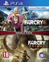Far Cry Primal and Far Cry 4 Double Pack PS4 цена и информация | Компьютерные игры | hansapost.ee