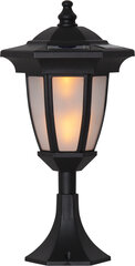 Päikesepaneeliga latern, leegitsev, must price and information | Garden lights and outdoor lights | hansapost.ee