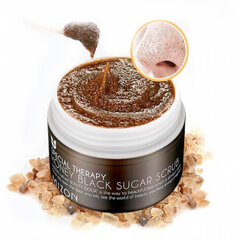 Näokoorija Mizon Honey Black Sugar Scrub 90 g hind ja info | Näopuhastusvahendid | hansapost.ee