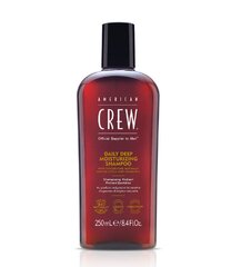 Niisutav juuksešampoon American Crew Daily Deep, 250 ml hind ja info | Šampoonid | hansapost.ee