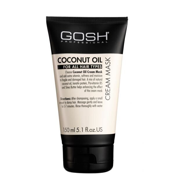 Juuksemask Gosh Coconut Oil, 150 ml цена и информация | Palsamid | hansapost.ee