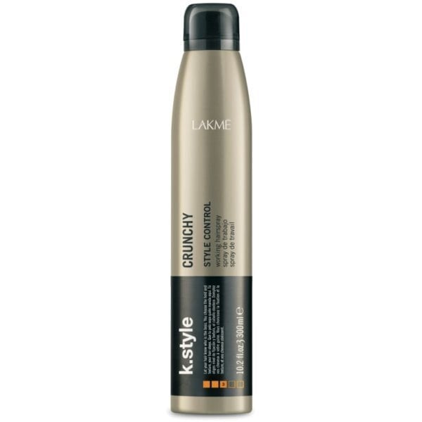 Tugevalt fikseeriv juukselakk Lakme K.style Crunchy Style Control 300 ml цена и информация | Juuste viimistlusvahendid | hansapost.ee