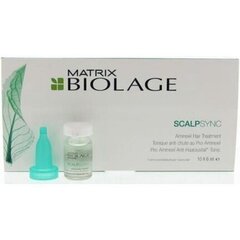 Ампулы для слабых волос Matrix Biolage Scalp Sync Aminexil 10 x 6 мл цена и информация | Маски, масла, сыворотки | hansapost.ee