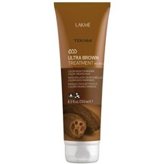 Маска для волос, окрашенных в коричневый цвет Lakme Teknia Ultra Brown 250 мл цена и информация | Средства для укрепления волос | hansapost.ee