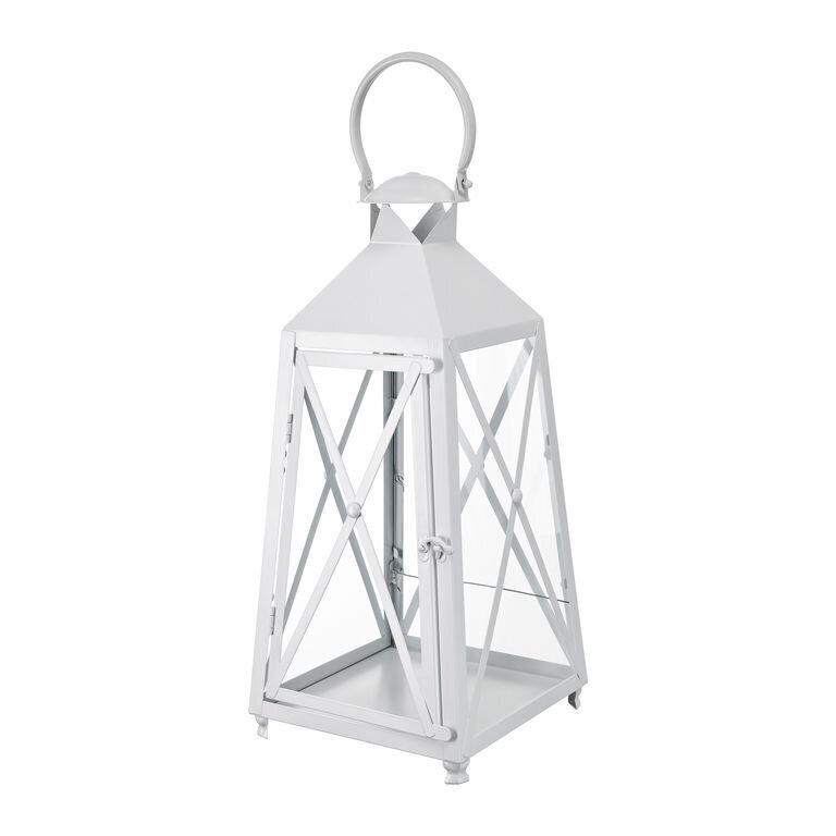 Lamp My Home White Decor, 22.8x22.8x50 cm цена и информация | Küünlad, küünlajalad | hansapost.ee