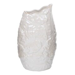 Декоративная ваза My Home Tropical, белая, 17,4 X 13,4 X 30 см цена и информация | Vaasid | hansapost.ee