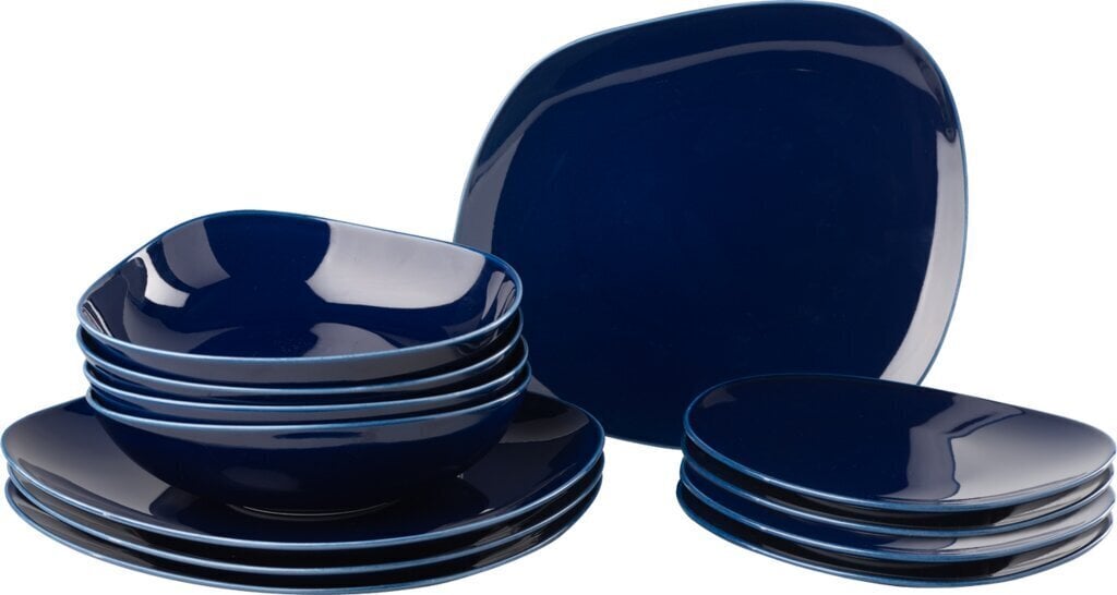 Like by Villeroy & Boch taldrikute komplekt 12-osa Organic, Deep Blue hind ja info | Lauanõud ja nõude komplektid | hansapost.ee