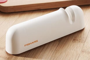 Fiskars FF Roll-Sharp noateritaja, valge hind ja info | Kööginoad ja teritajad | hansapost.ee