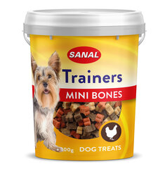 Sanal Dog Trainers Mini Bones лакомство для собак, 300 г цена и информация | Лакомства для собак | hansapost.ee