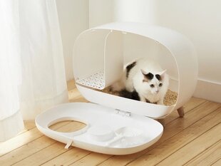 Туалет Makesure для кошек White цена и информация | Туалеты для кошек | hansapost.ee