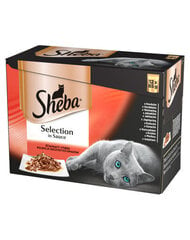 SHEBA Select Slices Mix lihatükid kastmes 12x85g hind ja info | Sheba Lemmikloomatarbed | hansapost.ee