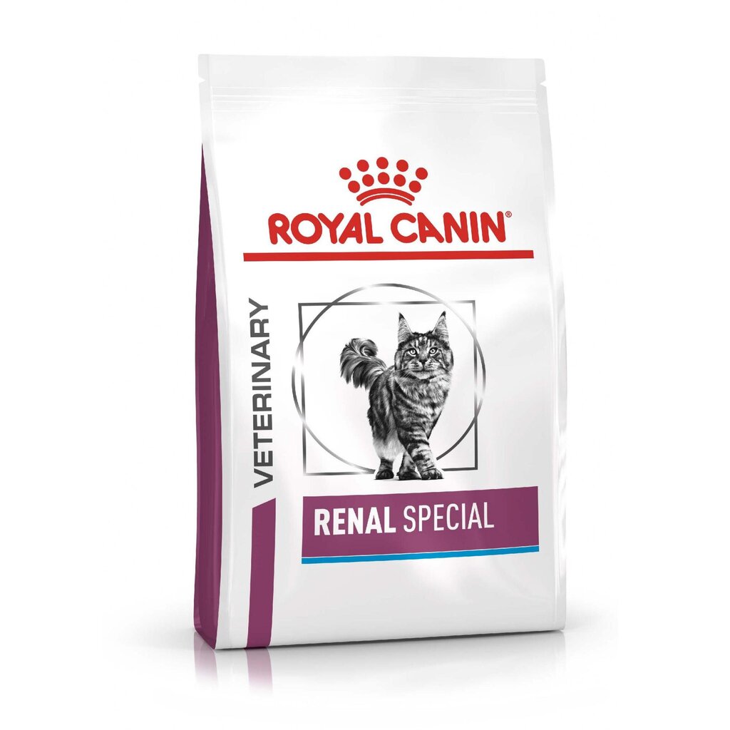 Royal Canin kuivtoit kroonilise neerupuudulikkusega kassidele Renal, 2 kg hind ja info | Kassi kuivtoit ja kassikrõbinad | hansapost.ee