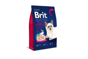 Brit Premium by Nature Cat Sterilized kassidele koos kanaga, 8 kg hind ja info | Kassi kuivtoit ja kassikrõbinad | hansapost.ee
