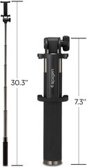 Беспроводной персональный стик Spigen S530W, черный цена и информация | Моноподы для селфи («Selfie sticks») | hansapost.ee