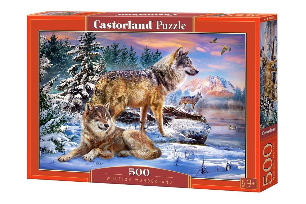 Pusle Castorland Wolfish Wonderland, 500 detaili цена и информация | Pusled lastele ja täiskasvanutele | hansapost.ee