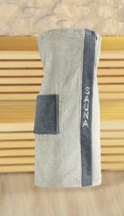 Gözze naiste saunaseelik Sauna, hallikas-pruun, 80 x 136 cm hind ja info | Sauna aksessuaarid | hansapost.ee