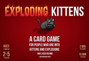 Lauamäng Exploding Kittens, inglise keeles цена и информация | Настольные игры | hansapost.ee
