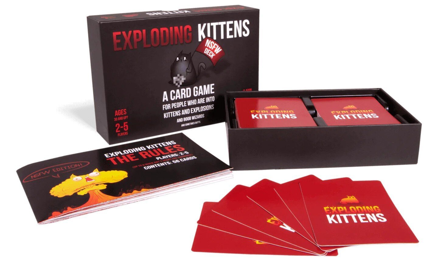 Lauamäng Exploding Kittens: NSFW Deck, ENG цена и информация | Lauamängud ja mõistatused perele | hansapost.ee