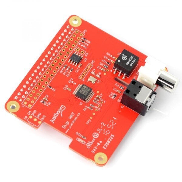 JustBoom Digi Hat helikaart Raspberry Pi 4/3/2 / B + hind ja info | Konstruktorid, robootika ja tarvikud | hansapost.ee