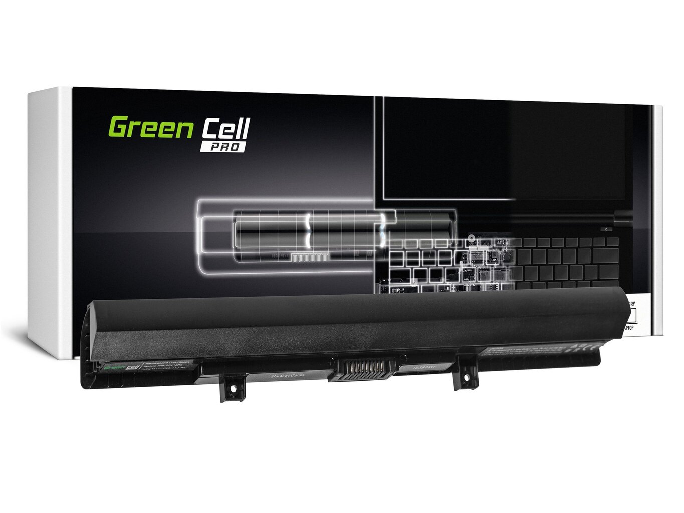 Green Cell Pro Laptop Battery for Toshiba Satellite C50-B C50D-B L50-B L50D-B цена и информация | Sülearvuti akud | hansapost.ee